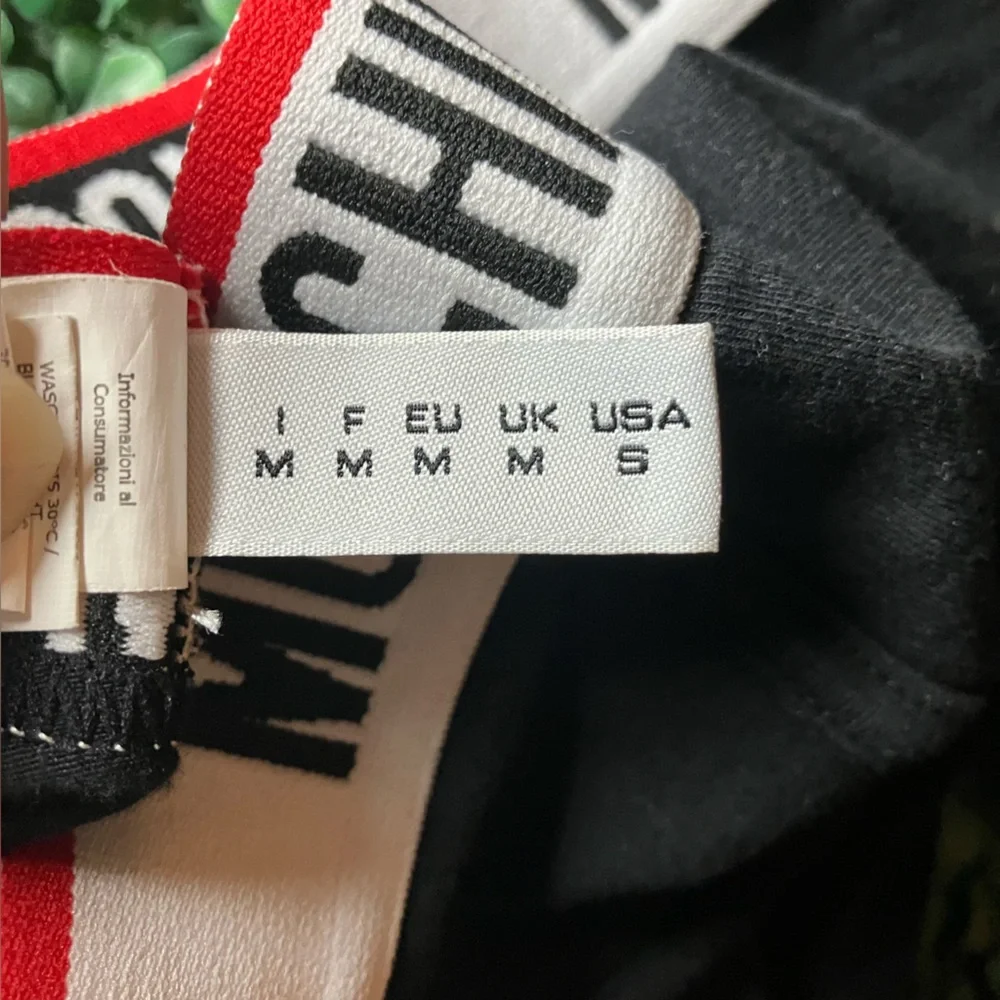 MOSCHINO [NWOT] Black LOGO Boxer Briefs with Branded Waistband Size Medium - Picture 5 of 8